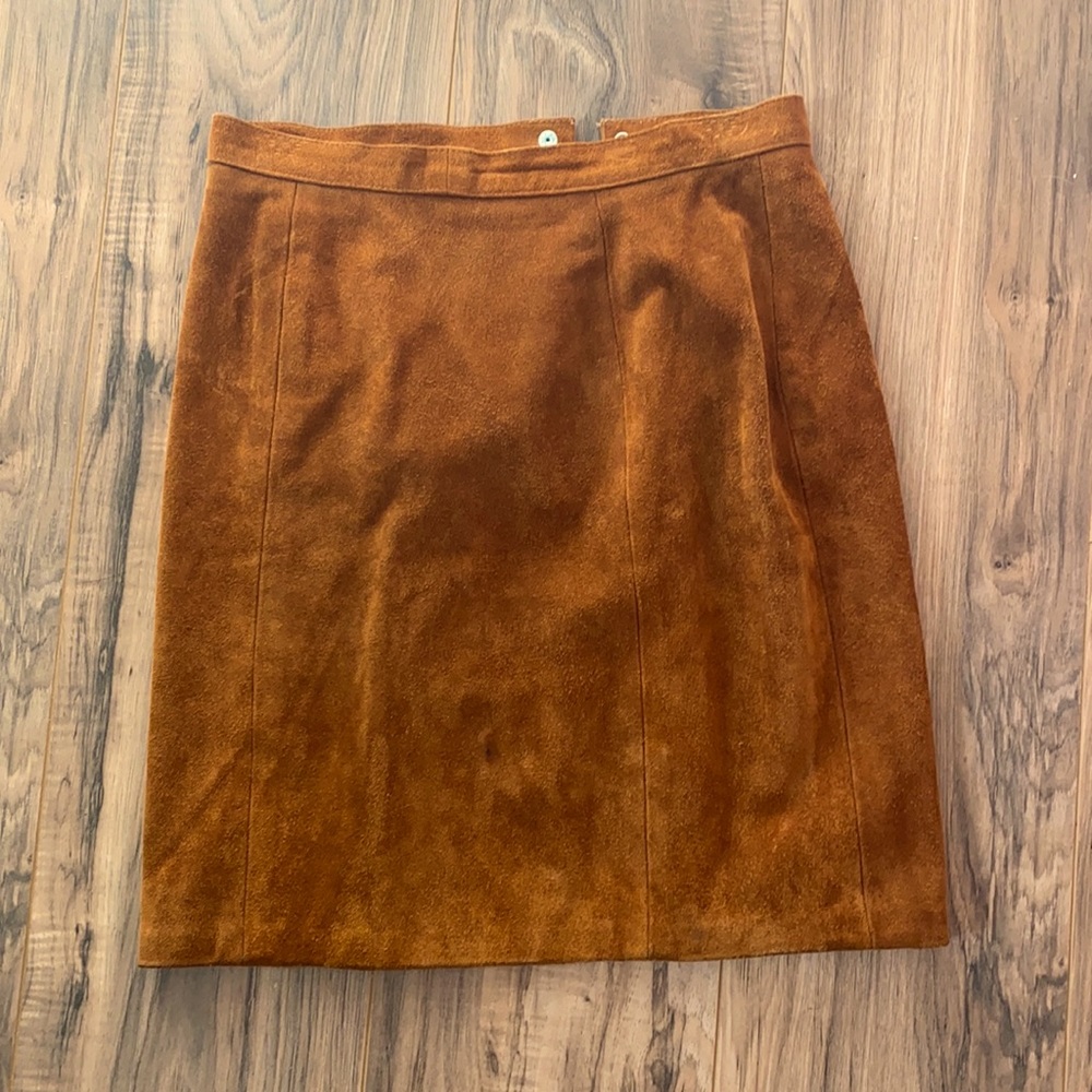 Vintage 80s Suede Skirt